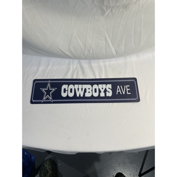 The Unbranded Brand Other - Dallas Cowboys NFL Football Street Sign Ave 4 x 16